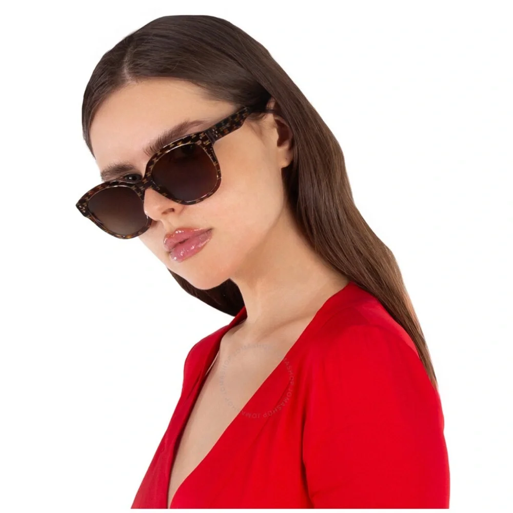 NWT Celine triomphe logo sunglasses brown havana - Picture 3 of 16